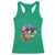 Funny Patriot American Flag Bass Fish Fishing Racerback Tank Top - Wonder Print Shop