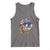 Funny Patriot American Flag Bass Fish Fishing Tank Top - Wonder Print Shop