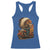 Indian American Rider Racerback Tank Top Vintage Native American Motorcycle - Wonder Print Shop