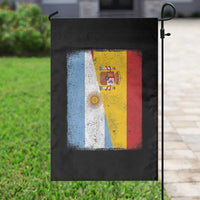 Spain Argentina Half Flag Spanish Argentinian Roots Garden Flag
