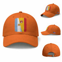 Spain Argentina Half Flag Spanish Argentinian Roots Baseball Cap
