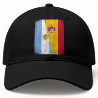 Spain Argentina Half Flag Spanish Argentinian Roots Baseball Cap