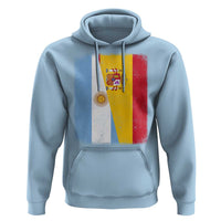 Spain Argentina Half Flag Spanish Argentinian Roots Hoodie