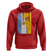 Spain Argentina Half Flag Spanish Argentinian Roots Hoodie