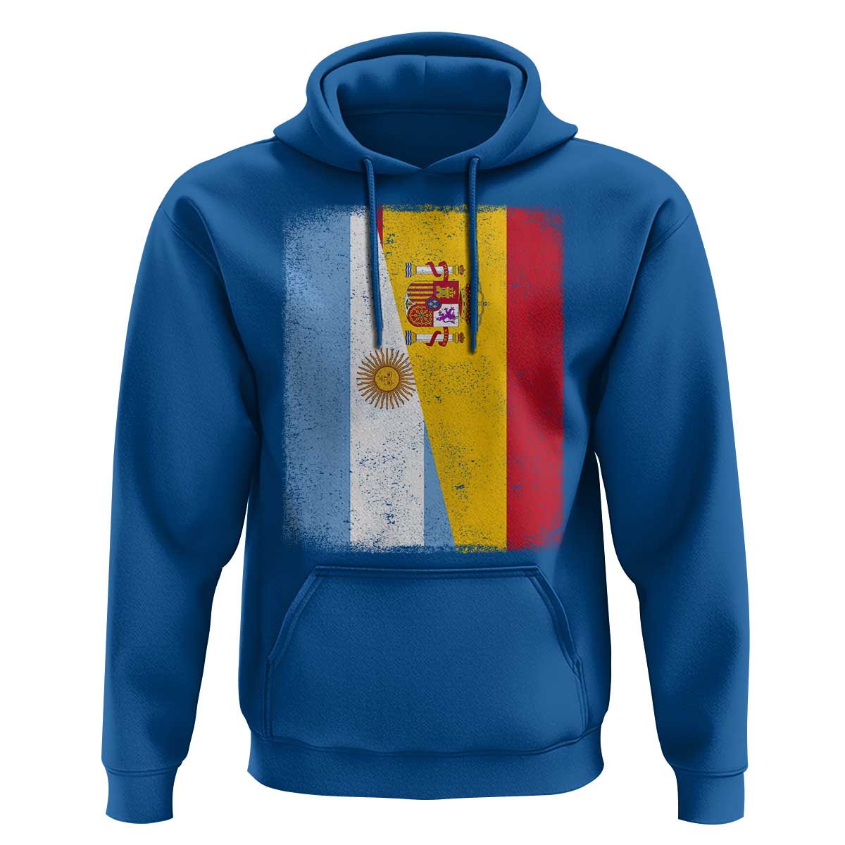 Spain Argentina Half Flag Spanish Argentinian Roots Hoodie
