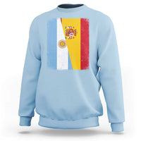Spain Argentina Half Flag Spanish Argentinian Roots Sweatshirt