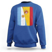 Spain Argentina Half Flag Spanish Argentinian Roots Sweatshirt