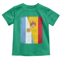 Spain Argentina Half Flag Spanish Argentinian Roots Toddler T Shirt