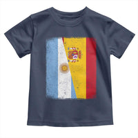 Spain Argentina Half Flag Spanish Argentinian Roots Toddler T Shirt