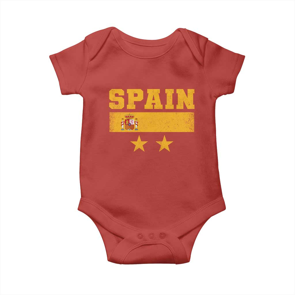 Spain Champions 2026 Second Star Baby Onesie Espana Coat of Arms