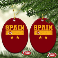Spain Champions 2026 Second Star Ceramic Ornament Espana Coat of Arms