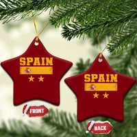 Spain Champions 2026 Second Star Ceramic Ornament Espana Coat of Arms