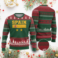 Spain Champions 2026 Second Star Ugly Christmas Sweater Espana Coat of Arms