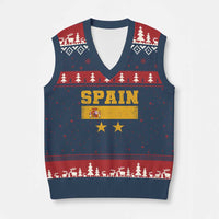 Spain Champions 2026 Second Star V-Neck Knit Sweater Vest Espana Coat of Arms