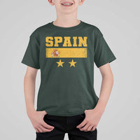 Spain Champions 2026 Second Star T Shirt For Kid Espana Coat of Arms