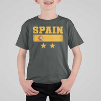 Spain Champions 2026 Second Star T Shirt For Kid Espana Coat of Arms