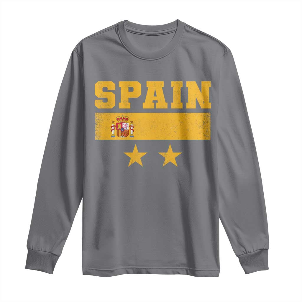 Spain Champions 2026 Second Star Long Sleeve Shirt Espana Coat of Arms