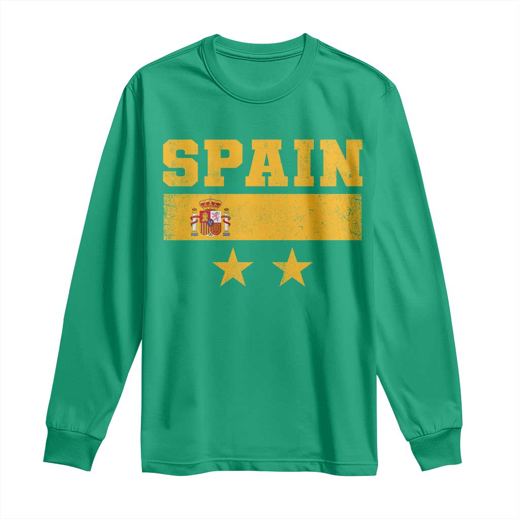 Spain Champions 2026 Second Star Long Sleeve Shirt Espana Coat of Arms