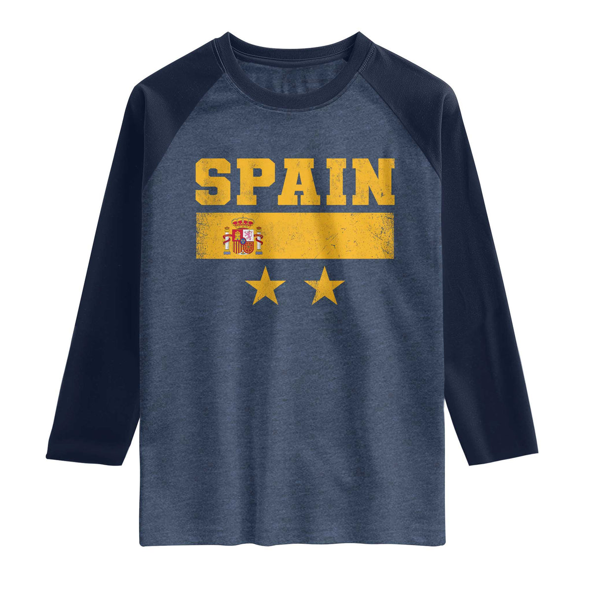 Spain Champions 2026 Second Star Raglan Shirt Espana Coat of Arms
