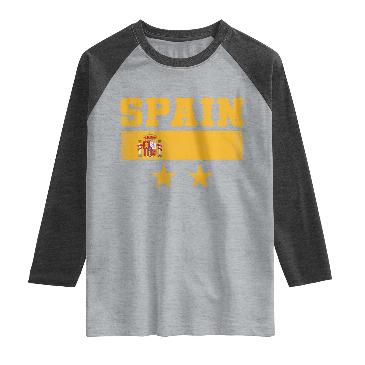 Spain Champions 2026 Second Star Raglan Shirt Espana Coat of Arms