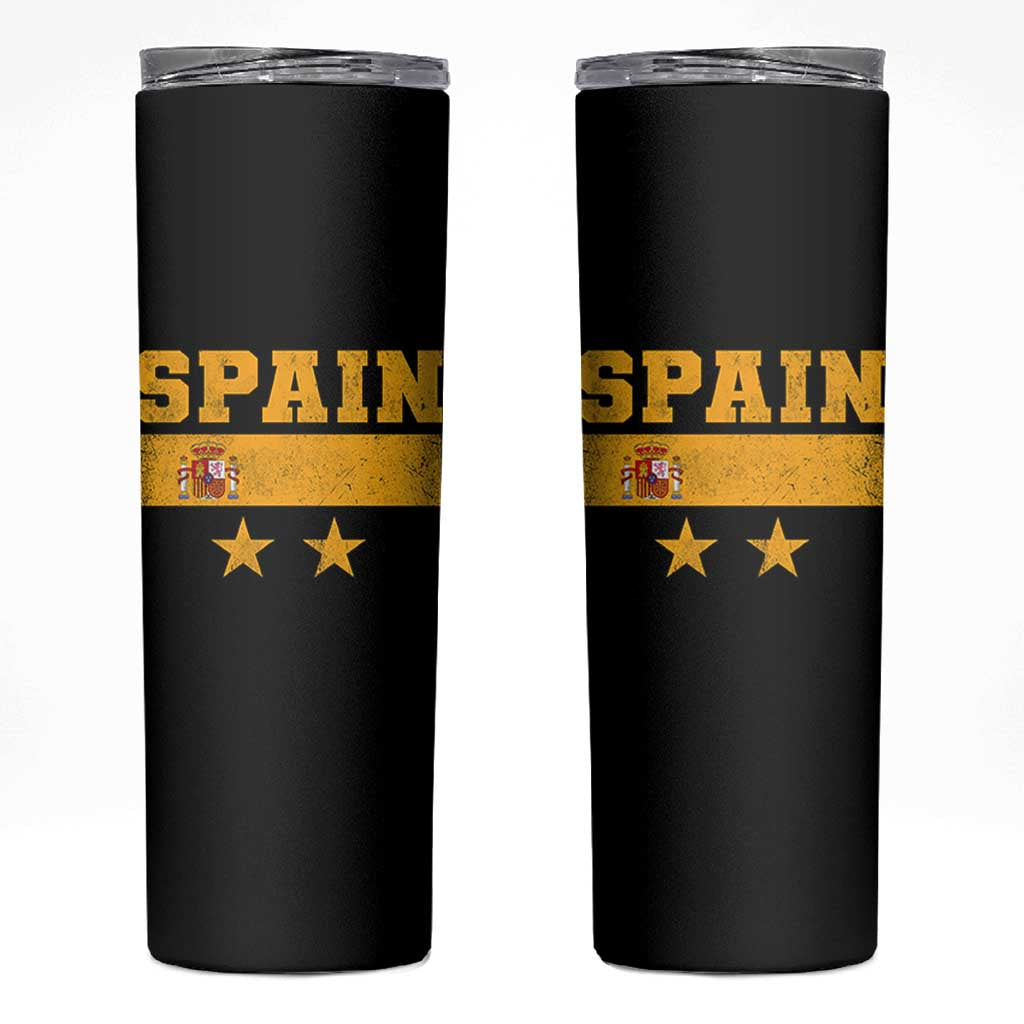 Spain Champions 2026 Second Star Skinny Tumbler Espana Coat of Arms
