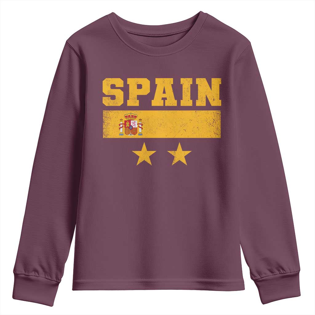 Spain Champions 2026 Second Star Youth Sweatshirt Espana Coat of Arms