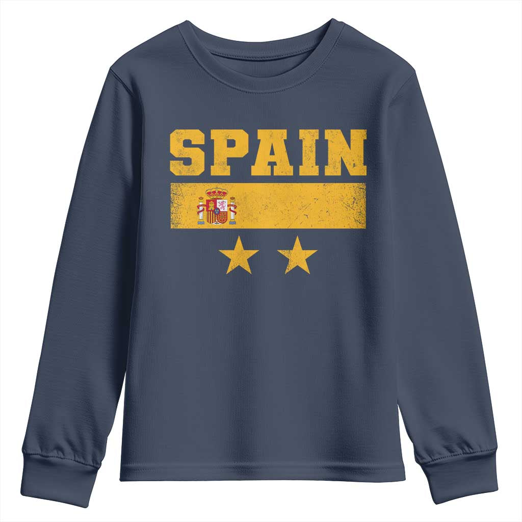 Spain Champions 2026 Second Star Youth Sweatshirt Espana Coat of Arms