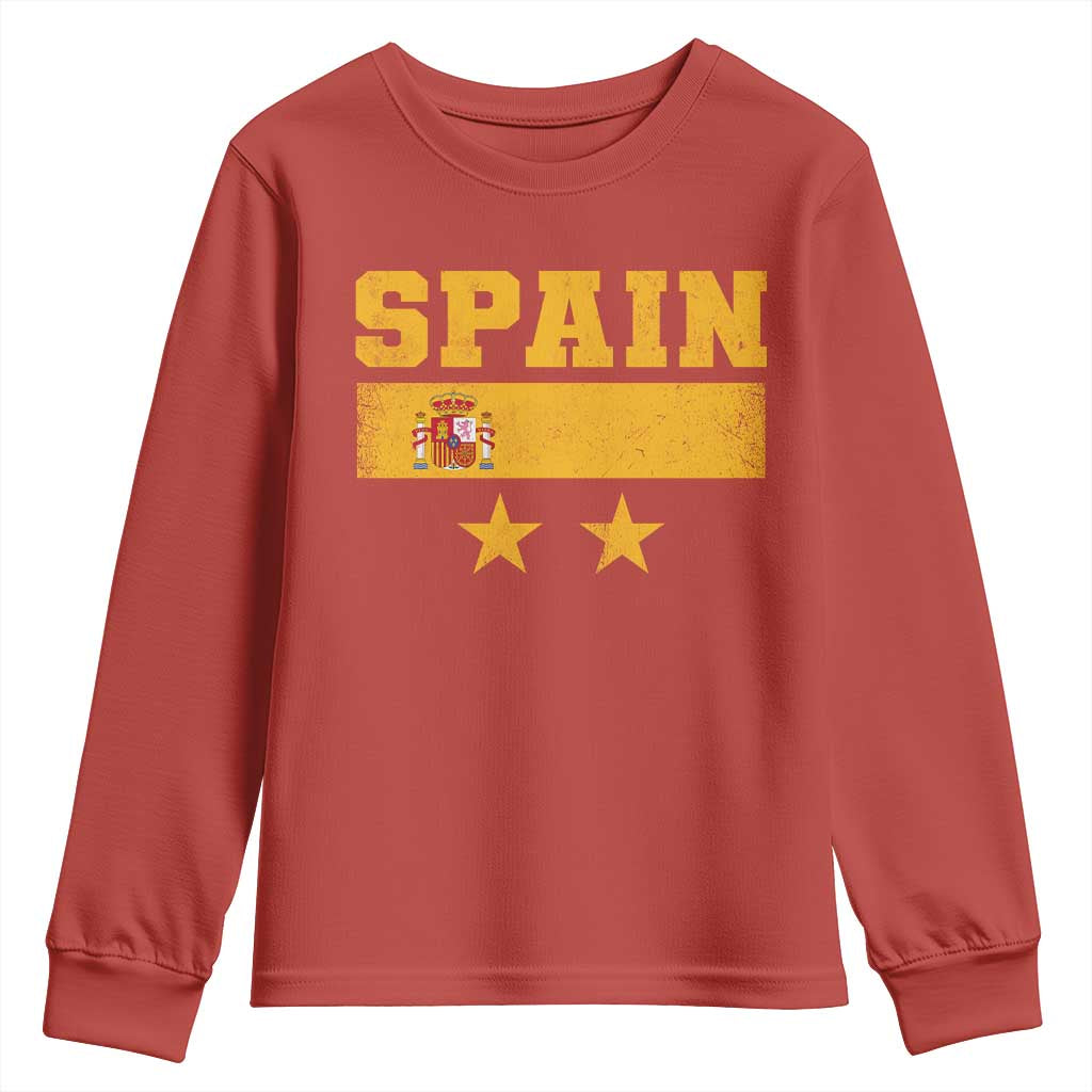 Spain Champions 2026 Second Star Youth Sweatshirt Espana Coat of Arms