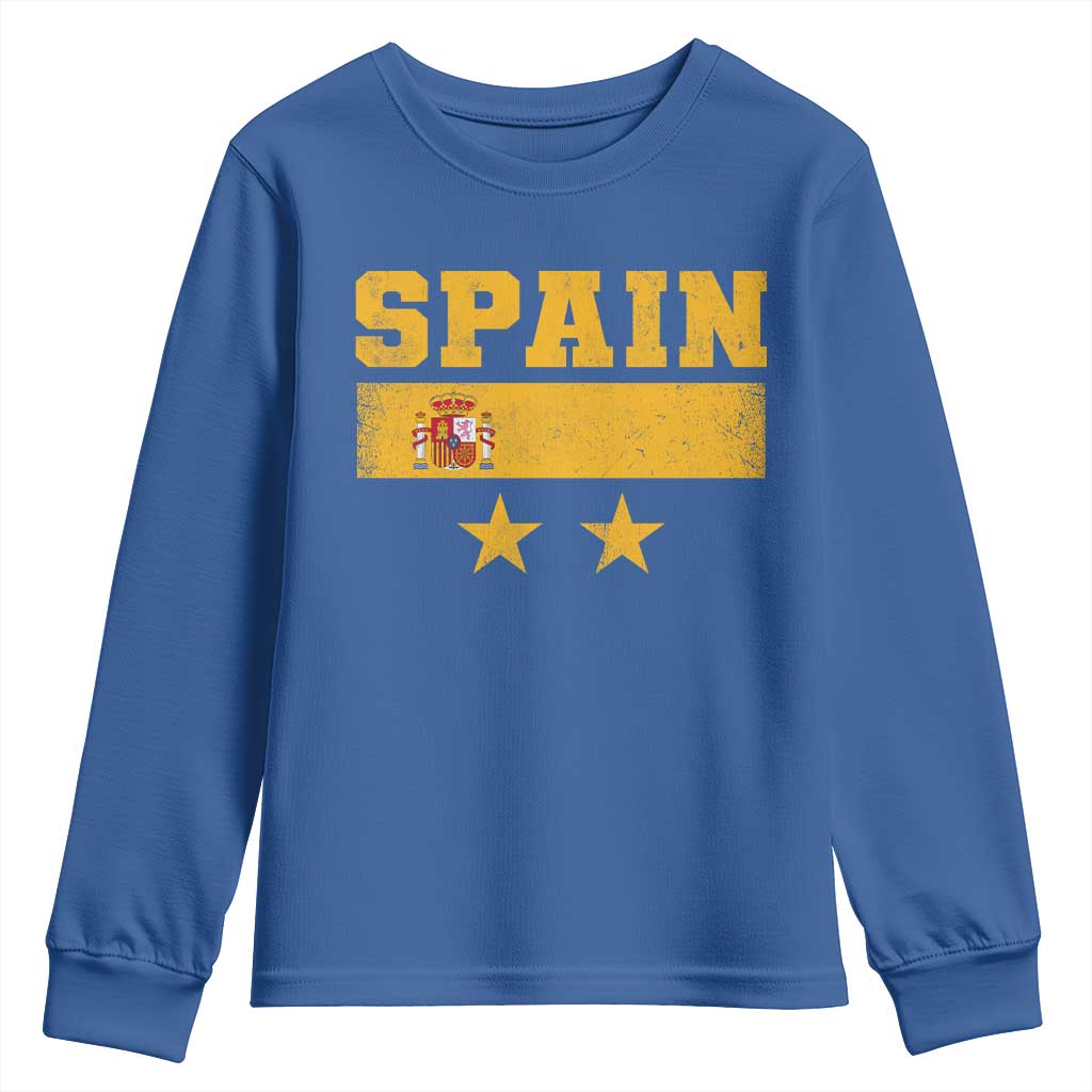 Spain Champions 2026 Second Star Youth Sweatshirt Espana Coat of Arms