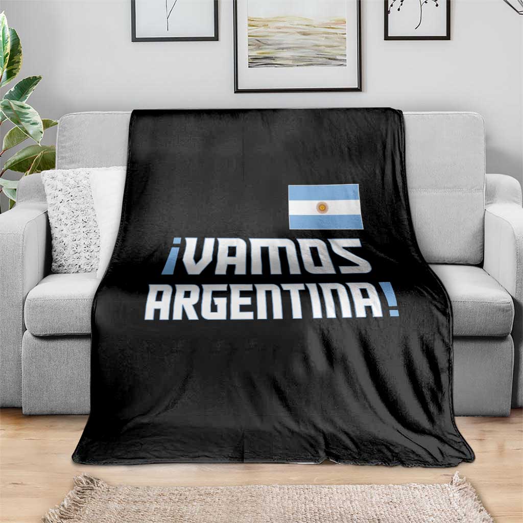 Vamos Argentina Throw Blanket Sol De May Argentinian Flag National Pride