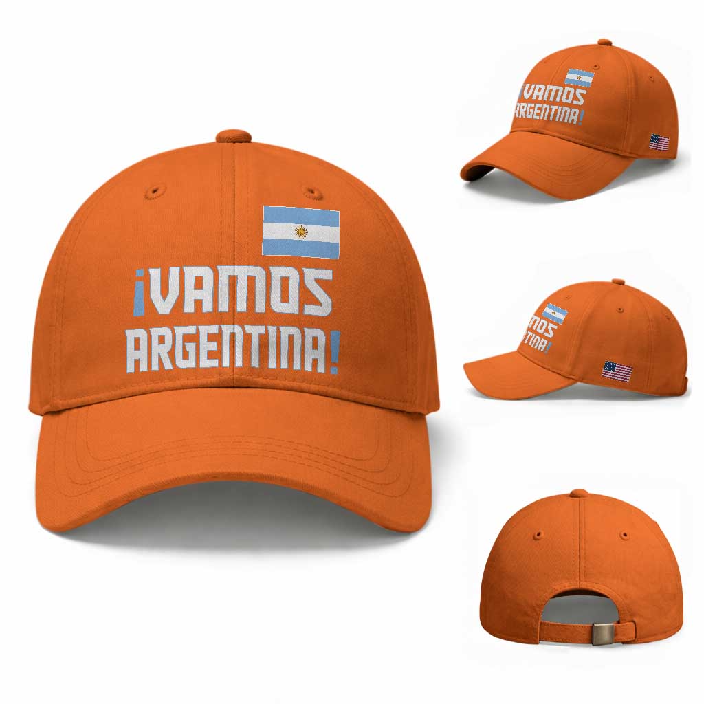 Vamos Argentina Baseball Cap Sol De May Argentinian Flag National Pride