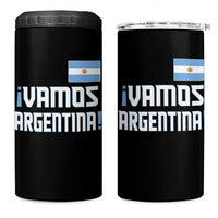 Vamos Argentina 4 in 1 Can Cooler Tumbler Sol De May Argentinian Flag National Pride