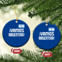 Vamos Argentina Ceramic Ornament Sol De May Argentinian Flag National Pride