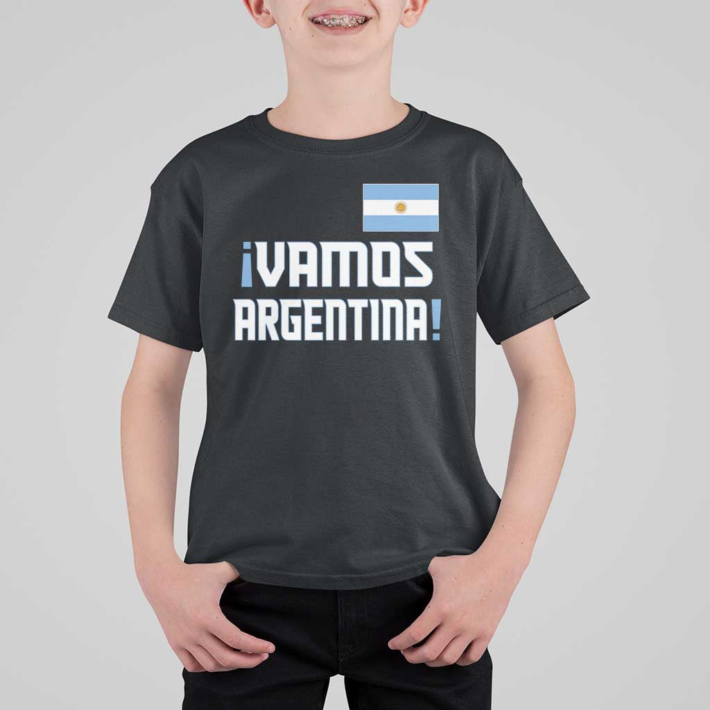 Vamos Argentina T Shirt For Kid Sol De May Argentinian Flag National Pride