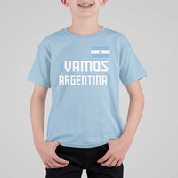 Vamos Argentina T Shirt For Kid Sol De May Argentinian Flag National Pride