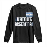Vamos Argentina Long Sleeve Shirt Sol De May Argentinian Flag National Pride