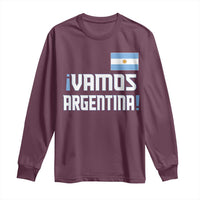Vamos Argentina Long Sleeve Shirt Sol De May Argentinian Flag National Pride