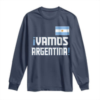 Vamos Argentina Long Sleeve Shirt Sol De May Argentinian Flag National Pride