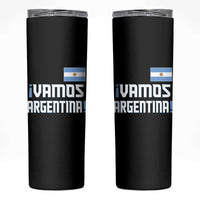 Vamos Argentina Skinny Tumbler Sol De May Argentinian Flag National Pride