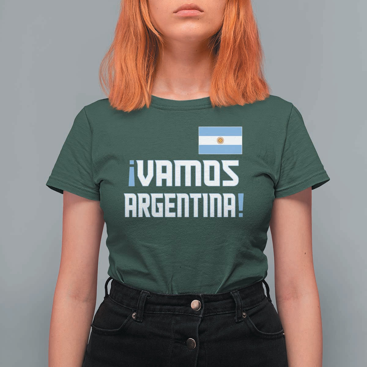 Vamos Argentina T Shirt For Women Sol De May Argentinian Flag National Pride