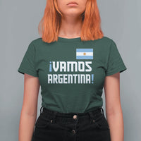 Vamos Argentina T Shirt For Women Sol De May Argentinian Flag National Pride