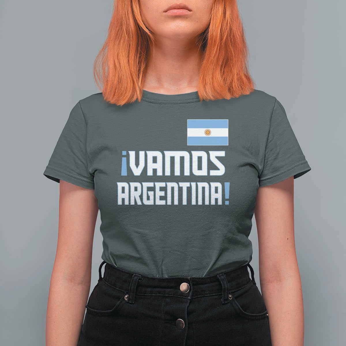 Vamos Argentina T Shirt For Women Sol De May Argentinian Flag National Pride