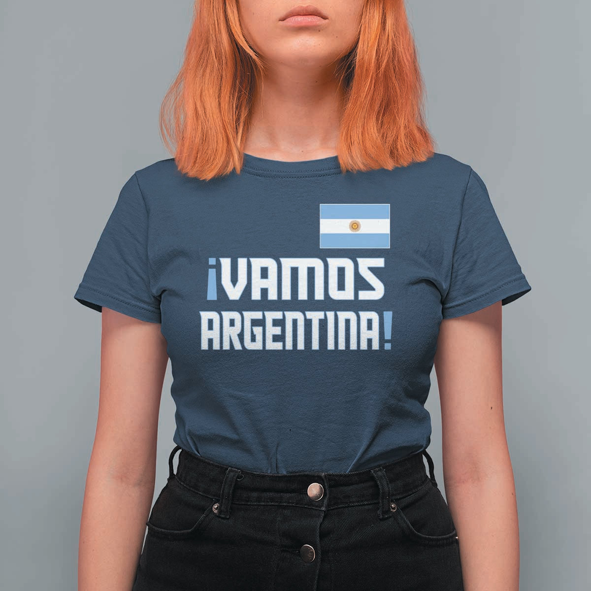 Vamos Argentina T Shirt For Women Sol De May Argentinian Flag National Pride