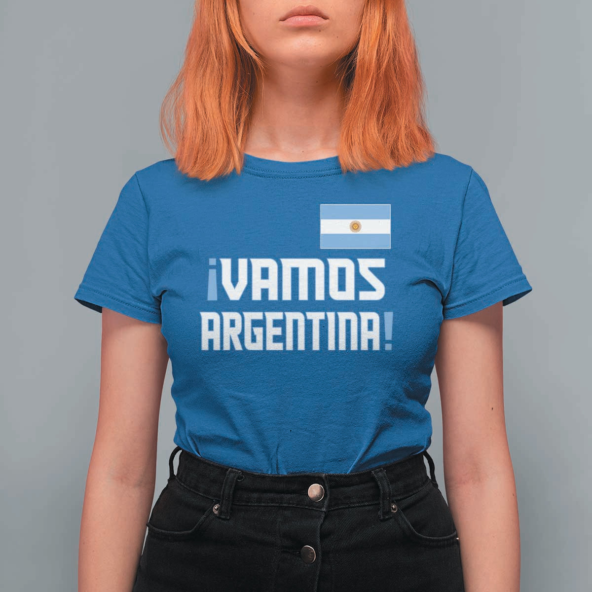 Vamos Argentina T Shirt For Women Sol De May Argentinian Flag National Pride