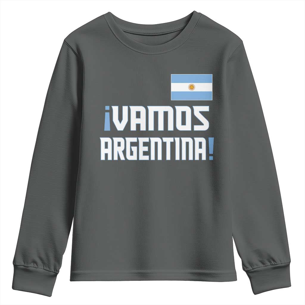 Vamos Argentina Youth Sweatshirt Sol De May Argentinian Flag National Pride