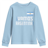 Vamos Argentina Youth Sweatshirt Sol De May Argentinian Flag National Pride