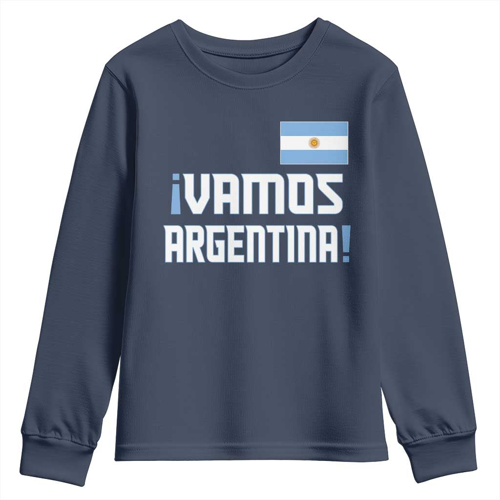 Vamos Argentina Youth Sweatshirt Sol De May Argentinian Flag National Pride