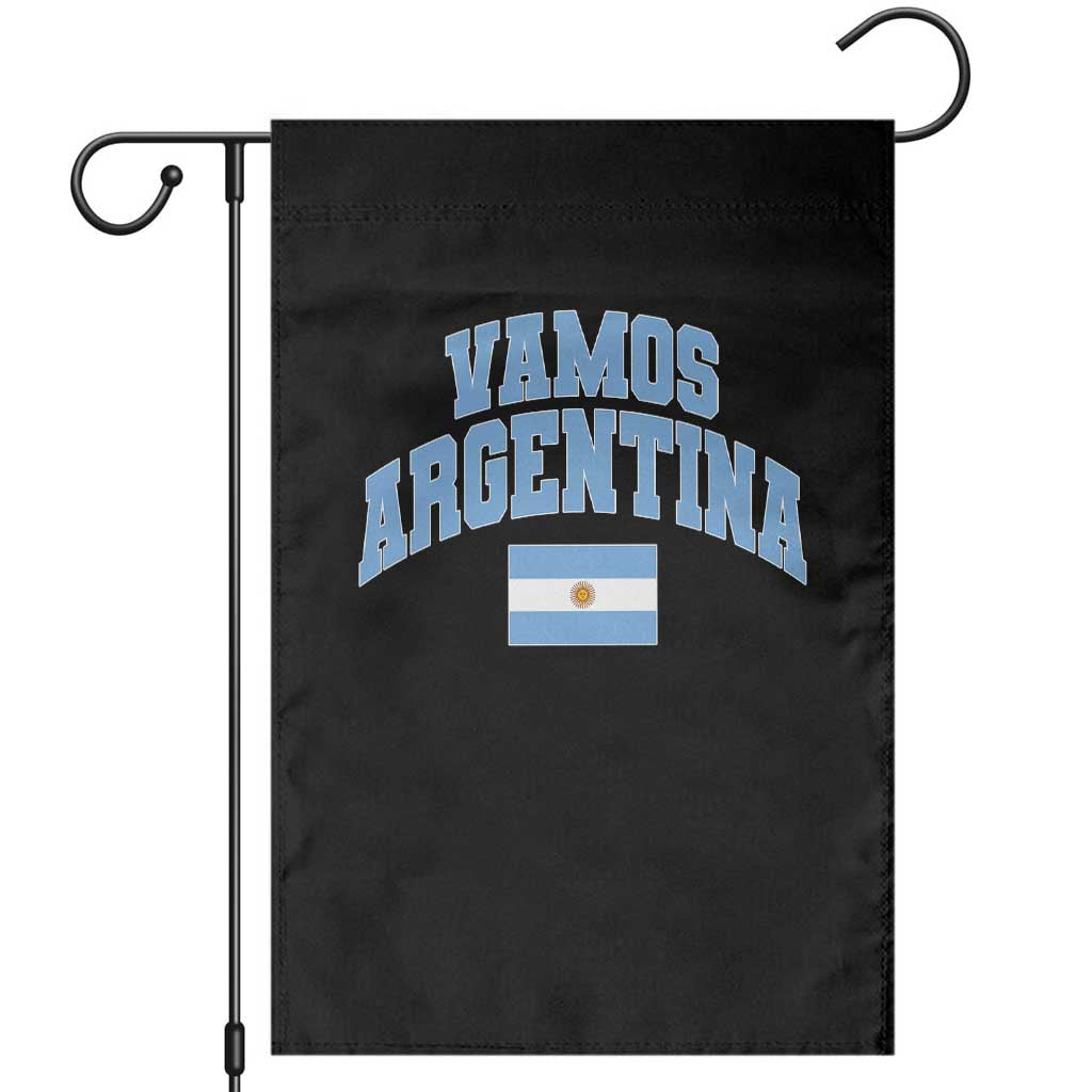 Vamos Argentina Football Throwback Design Garden Flag Vintage Argentinian Flag