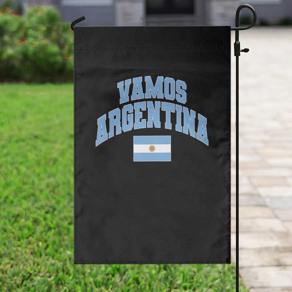 Vamos Argentina Football Throwback Design Garden Flag Vintage Argentinian Flag