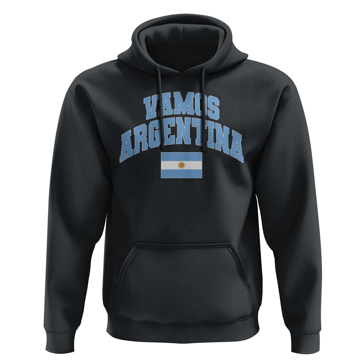 Vamos Argentina Football Throwback Design Hoodie Vintage Argentinian Flag